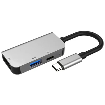 USB3.1 Hub USB C to HDMI Adapter, 3 in 1 USB-C to HDMI Hub Dock with USB 3.0 Port, Type-C PD Charging Port 3-In-1
USB3.1 Hub USB C to HDMI Adapter, 3 in 1 USB-C to HDMI Hub Dock with USB 3.0 Port, Type-C PD Charging Port 3-In-1