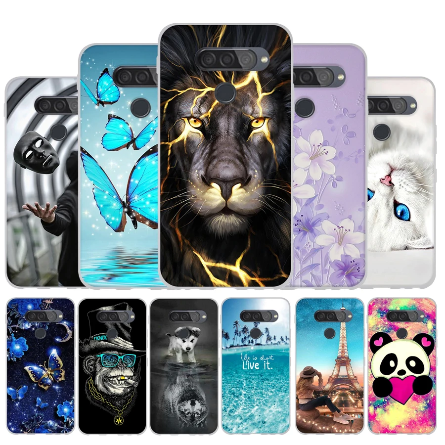 Funda For LG Q70 Case Silicone Soft TPU Cover Q 70 Cute Cool Back Bumper Mobile phone Capa Bag | Мобильные телефоны и