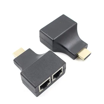 1 Pair HDMI Dual RJ45 CAT5E CAT6 UTP LAN Ethernet HDMI Extender Repeater Adapter 1080P For HDTV HDPC
1 Pair HDMI Dual RJ45 CAT5E CAT6 UTP LAN Ethernet HDMI Extender Repeater Adapter 1080P For HDTV HDPC
