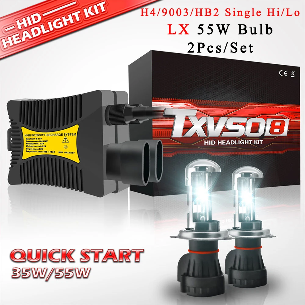 2Pcs 35W 55W H4 Bi Xenon Mini Projector Lens Bulbs 110W Car Headlight HID Conversion Kit 4300K 6000K 8000K 12V White Lamp Replac
2Pcs 35W 55W H4 Bi Xenon Mini Projector Lens Bulbs 110W Car Headlight HID Conversion Kit 4300K 6000K 8000K 12V White Lamp Replac