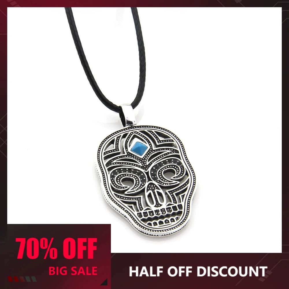 Thomas Skull Mask Pendant with Leather Male Necklace, Rebel Heart Punk Necklace Bijoux Jewelry Gift For Men TS N298
Thomas Skull Mask Pendant with Leather Male Necklace, Rebel Heart Punk Necklace Bijoux Jewelry Gift For Men TS N298