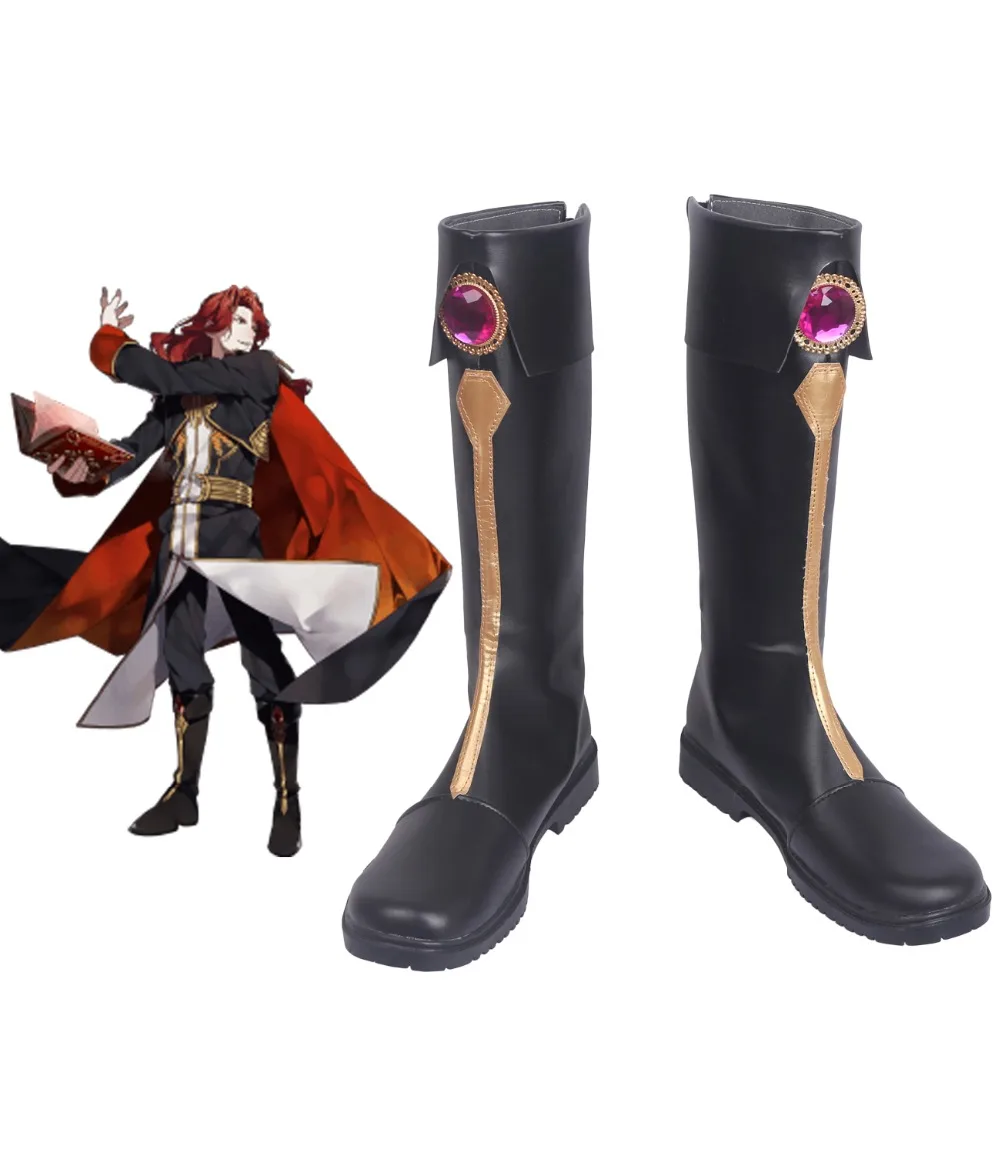 

Fire Emblem Genealogy Of The Holy War Arvis Cosplay Boots Shoes Custom Made Any Size