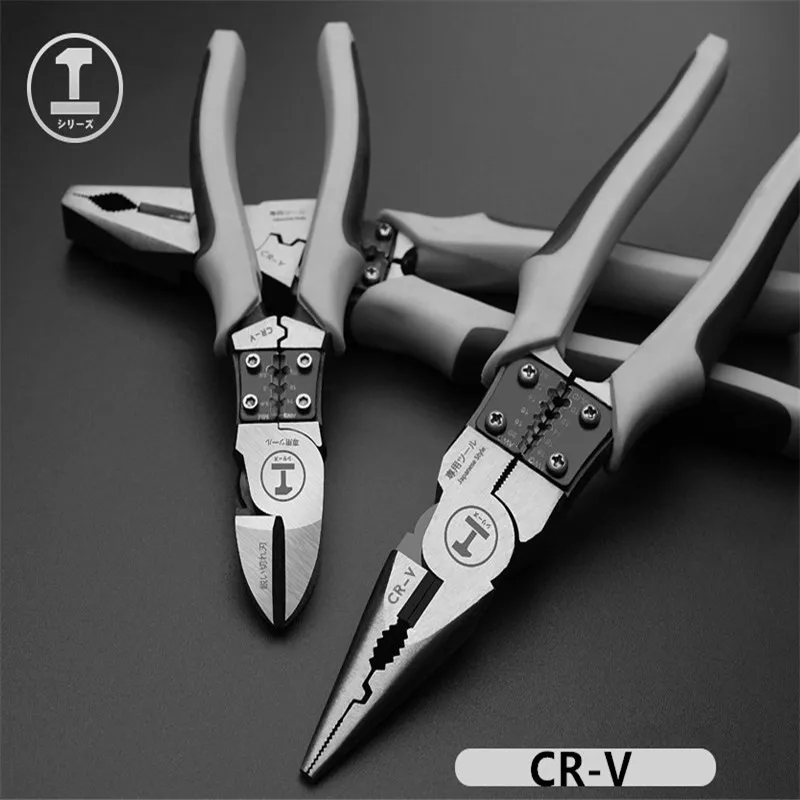 7''8.5'' Multifunction Pliers Set Combination Pliers Stripper/Crimper/Cutter Heavy Duty Wire Pliers Diagonal Pliers Hand Tools
7''8.5'' Multifunction Pliers Set Combination Pliers Stripper/Crimper/Cutter Heavy Duty Wire Pliers Diagonal Pliers Hand Tools