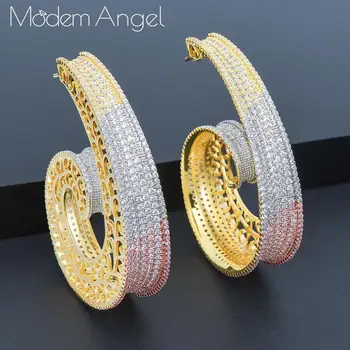 ModemAngel Luxury Conch Snails Cubic Zircon Big Hoop Earrings For Women Wedding DUBAI Bridal Circle Hoop Earring Fine Jewelry 
ModemAngel Luxury Conch Snails Cubic Zircon Big Hoop Earrings For Women Wedding DUBAI Bridal Circle Hoop Earring Fine Jewelry