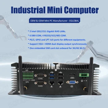 Eglobal Industrial Multifunctional Mini PC Intel Celeron J1900 Pfsense Computer 24/7 Hours Working Rich Interfaces GPIO LPT HDMI
Eglobal Industrial Multifunctional Mini PC Intel Celeron J1900 Pfsense Computer 24/7 Hours Working Rich Interfaces GPIO LPT HDMI