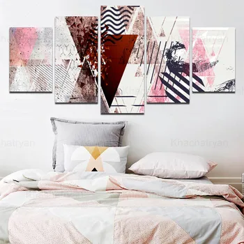 Abstract Series Geometric Triangle Stripe Element Living Room Canvas Painting Home Decoration Decorative Painting Five-Piece Art
Abstract Series Geometric Triangle Stripe Element Living Room Canvas Painting Home Decoration Decorative Painting Five-Piece Art