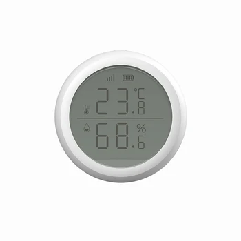 ZigBee Temperature and Humidity Sensor With LCD Screen Display working with TuYa ZigBee Hub, Battery Powered Smart Life
ZigBee Temperature and Humidity Sensor With LCD Screen Display working with TuYa ZigBee Hub, Battery Powered Smart Life