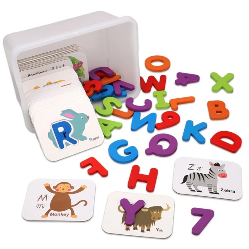 Alphanumeric Matching Cognitive Card Set Double Sided 3D ABC Alphabet Words Numbers Kids Early Learning Educational Toys
Alphanumeric Matching Cognitive Card Set Double Sided 3D ABC Alphabet Words Numbers Kids Early Learning Educational Toys