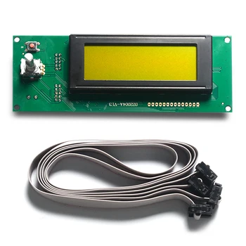 3D Printer LCD 2004 Display Module Smart 20*4 for Utimaker / Rumba / GT2560 / GTM32 Main Board Yellow
3D Printer LCD 2004 Display Module Smart 20*4 for Utimaker / Rumba / GT2560 / GTM32 Main Board Yellow