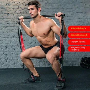 Weight Loss Yoga Pilates Exercise Stick Gym Muscle Power Tension Bar With Resistance Bands Home Body Work Out Fitness Pull Rope
Weight Loss Yoga Pilates Exercise Stick Gym Muscle Power Tension Bar With Resistance Bands Home Body Work Out Fitness Pull Rope