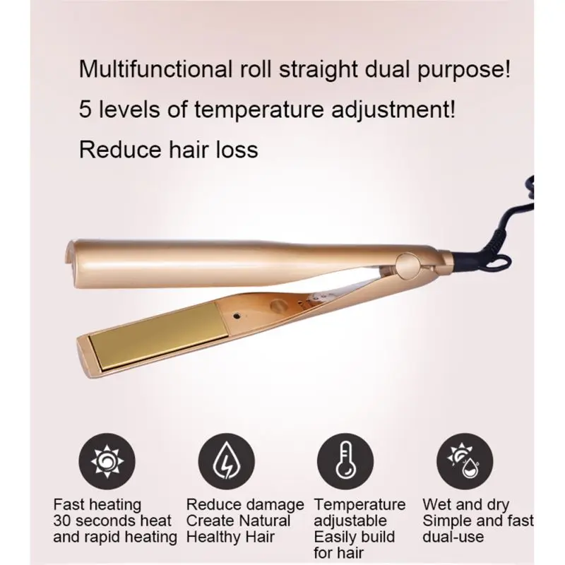 Multifunctional Ceramic Hair Straightener Hair Curler Thermal Hair Flat Iron Women Hair Styling Tool US UK EU AU
Multifunctional Ceramic Hair Straightener Hair Curler Thermal Hair Flat Iron Women Hair Styling Tool US UK EU AU