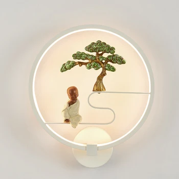 Creative Chinese Bedroom Bedside Wall Lamp Led Corridor Round Aisle Lights For Home Decoration
Creative Chinese Bedroom Bedside Wall Lamp Led Corridor Round Aisle Lights For Home Decoration