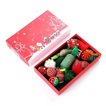 cat scratch resistant toys Pet Assorted Toy Set 16 Pieces With Beautiful Storage Box Cat Interactive Toy Gift For Christmas
cat scratch resistant toys Pet Assorted Toy Set 16 Pieces With Beautiful Storage Box Cat Interactive Toy Gift For Christmas