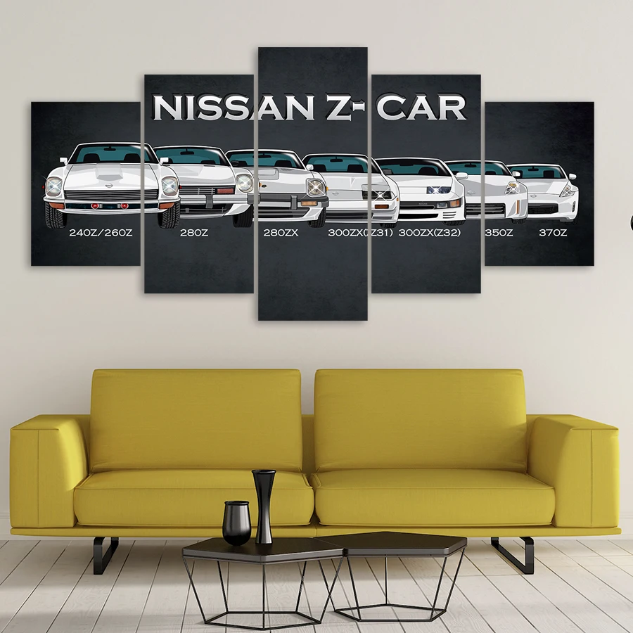 Картина на холсте с изображением спортивного автомобиля фотообои HD-печатью