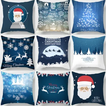2020 Christmas Soft Square Home Decor Cushion Cover Christmas Print Elk Santa Claus Pillowcase Throw Pillow Coversecor 
2020 Christmas Soft Square Home Decor Cushion Cover Christmas Print Elk Santa Claus Pillowcase Throw Pillow Coversecor