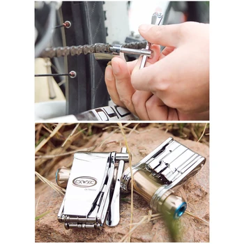 CXWXC 16-In-1 Bicycle Repair Combo Tool Multifunctional MTB Bike Repair Tool For US/French Nozzle DIY Home Modification Tools
CXWXC 16-In-1 Bicycle Repair Combo Tool Multifunctional MTB Bike Repair Tool For US/French Nozzle DIY Home Modification Tools
