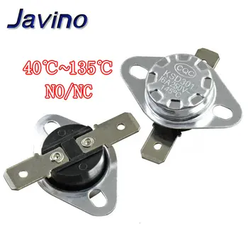 KSD301 10A 250V 40~135 degree Ceramic Normally Open/Normally Closed Temperature Switch Thermostat
KSD301 10A 250V 40~135 degree Ceramic Normally Open/Normally Closed Temperature Switch Thermostat