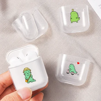 Soft TPU Cute Dinosaur Earphone Cases For Airpods 1/2 Case Lovely Transparent Bluetooth Wireless Protective Charging Box Covers
Soft TPU Cute Dinosaur Earphone Cases For Airpods 1/2 Case Lovely Transparent Bluetooth Wireless Protective Charging Box Covers