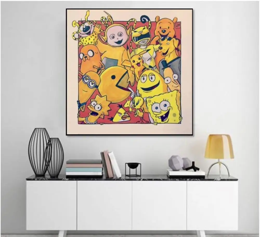 hand made oil painting Alec Monopoly cartoons super heros on canvas good gift for wall decoration
hand made oil painting Alec Monopoly cartoons super heros on canvas good gift for wall decoration