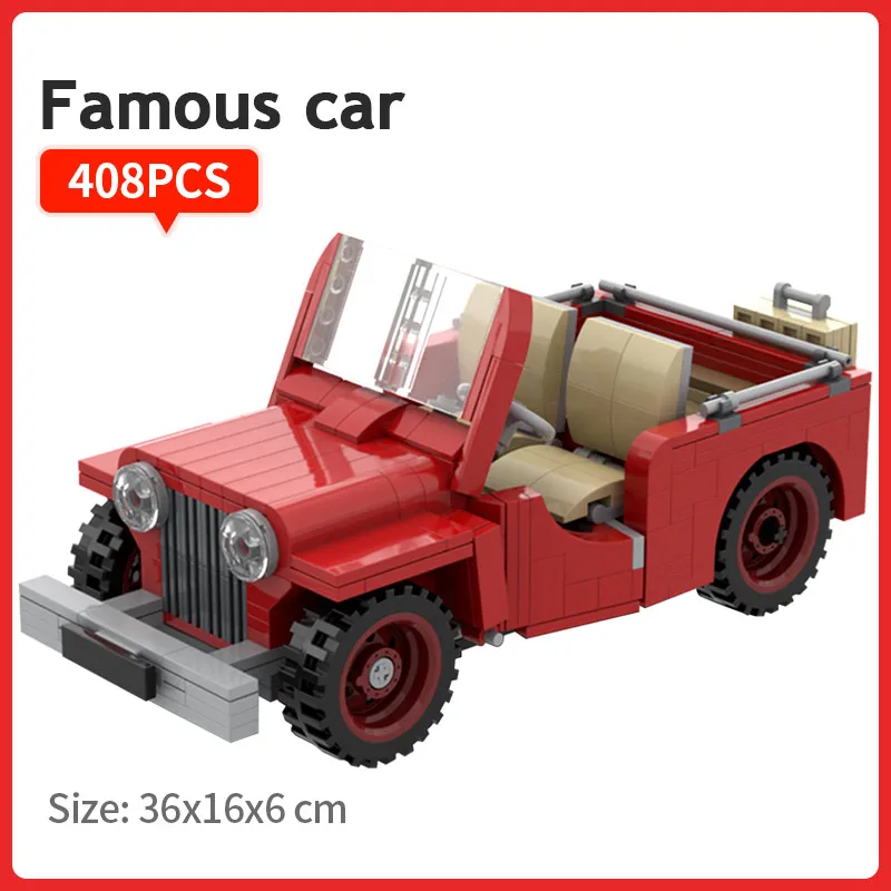 Technic World Famous Car MOC Model Bricks Creator City Convertible Classic Vehicle Building Blocks DIY Toys For Kids Xmas Gifts
Technic World Famous Car MOC Model Bricks Creator City Convertible Classic Vehicle Building Blocks DIY Toys For Kids Xmas Gifts