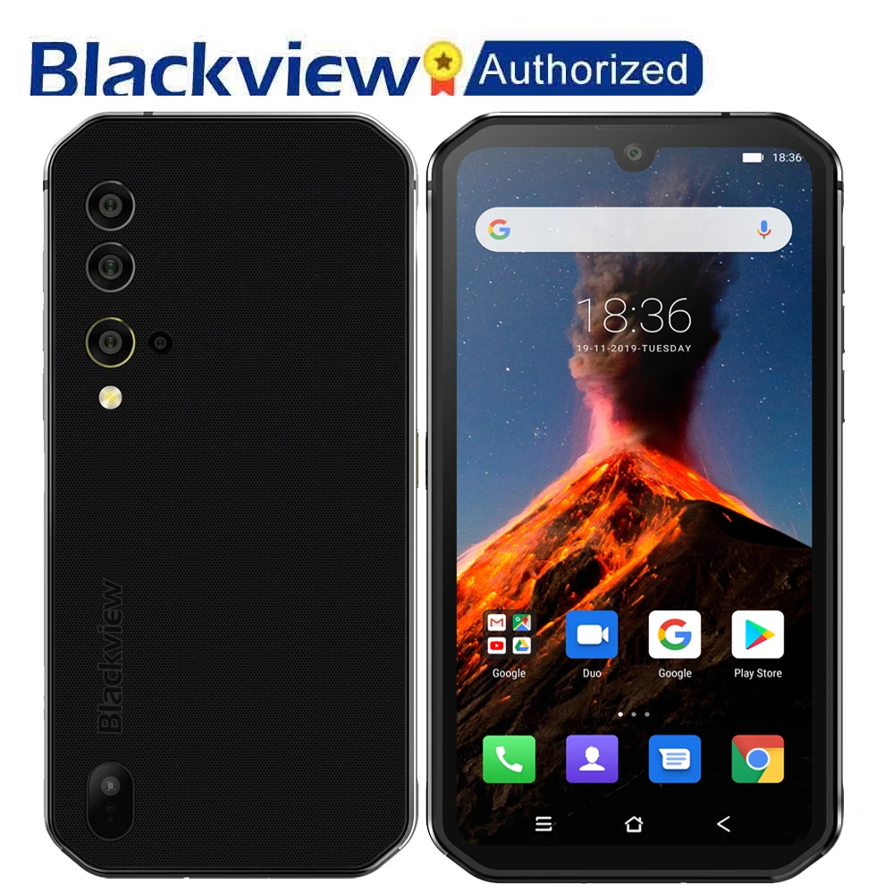 

Blackview BV9900 Pro Thermal Camera Helio P90 Octa Core 8+128GB Rugged Mobile Phone 48MP Quad Camera NFC Smartphone Global 4G