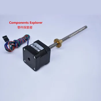 Nema17 Screw stepper motor 42BYGH40-150S81 T8x8 150MM with Copper nut lead 8mm for CE ROSH ISO CNC Laser and 3D printer
Nema17 Screw stepper motor 42BYGH40-150S81 T8x8 150MM with Copper nut lead 8mm for CE ROSH ISO CNC Laser and 3D printer