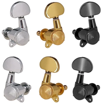 3R3L Gold Locked String Tuners Tuning Peg Key Machine Heads Semicircle Button for Acoustic Electric Guitar Lock Schaller Style
3R3L Gold Locked String Tuners Tuning Peg Key Machine Heads Semicircle Button for Acoustic Electric Guitar Lock Schaller Style
