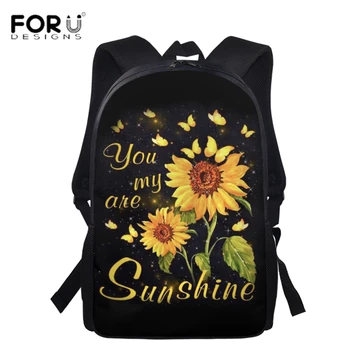 FORUDESIGNS School Bags for Kids Sunflower Design Backpack Children Mochila Escolar you are my sunshine Teenagers Book Bags Sac
FORUDESIGNS School Bags for Kids Sunflower Design Backpack Children Mochila Escolar you are my sunshine Teenagers Book Bags Sac