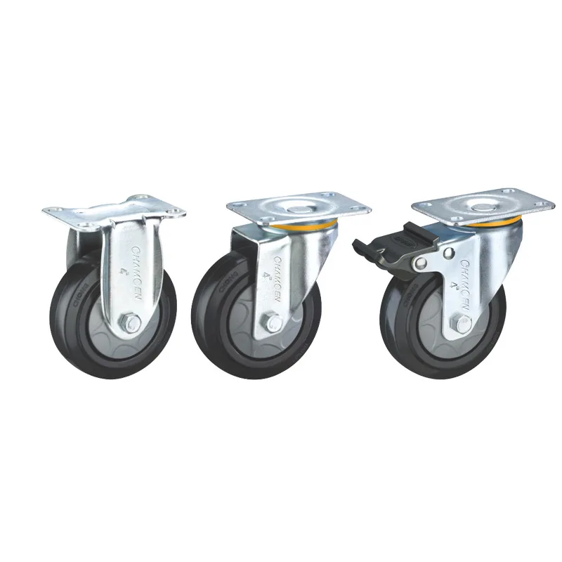 Mute Wheel 3-Inch Universal Wheel Industrial Caster Hospital Library Roller with Brake Solid Natural Rubber Wheel
Mute Wheel 3-Inch Universal Wheel Industrial Caster Hospital Library Roller with Brake Solid Natural Rubber Wheel