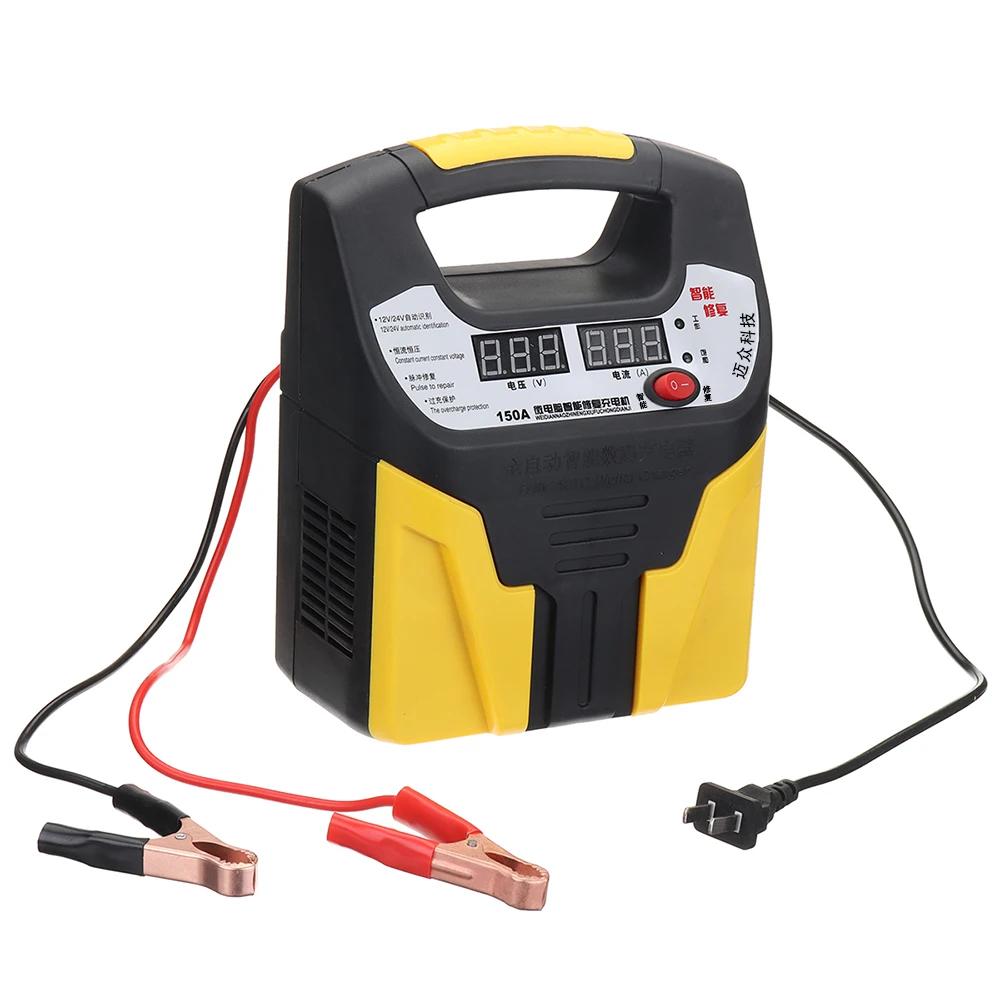Portable Electric Car Charging Device LCD Display Eightfold Safety Protection Automatic Silent 12V/24V 15A Car Battery Charger
Portable Electric Car Charging Device LCD Display Eightfold Safety Protection Automatic Silent 12V/24V 15A Car Battery Charger