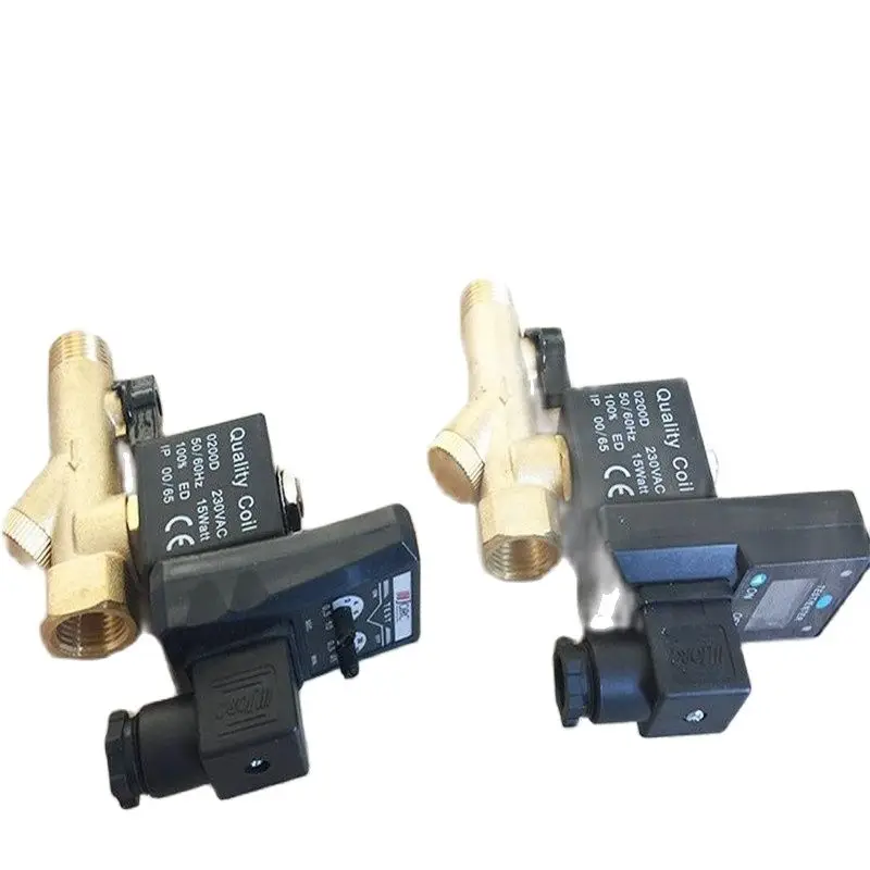 Цифровой сливной клапан для воздушного компрессора
Цифровой сливной клапан для воздушного компрессора