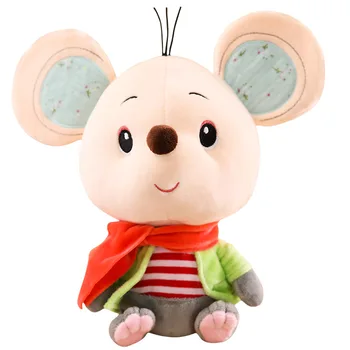 Cute cartoon scarf mouse plush toy doll mouse young child doll boy girl universal pillow
Cute cartoon scarf mouse plush toy doll mouse young child doll boy girl universal pillow