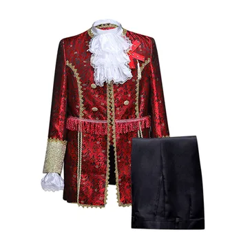 Theater Working Suit Men European Gothic Court Military Suit Men Military Prince Suit Ancient Chivalry Performance Clothes G3
Theater Working Suit Men European Gothic Court Military Suit Men Military Prince Suit Ancient Chivalry Performance Clothes G3