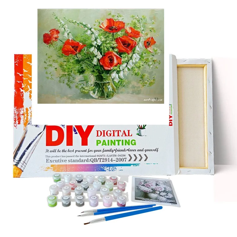 DIY-Oil-Painting-By-Numbers-Kit-flowers-Pot-Rose-Vase-Painting-On-Canvas-Home-Decoration-Home-Wall-Art-Picture-Artwork-40x50cm