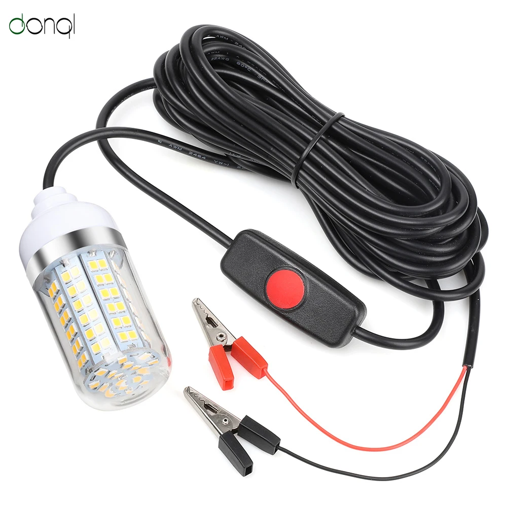 DONQL 12V Fishing Light 108 LED Bead Underwater Fish Light Lure Fish Attracts Prawn Squid Krill Summer Night Fishing Finder Lamp
DONQL 12V Fishing Light 108 LED Bead Underwater Fish Light Lure Fish Attracts Prawn Squid Krill Summer Night Fishing Finder Lamp