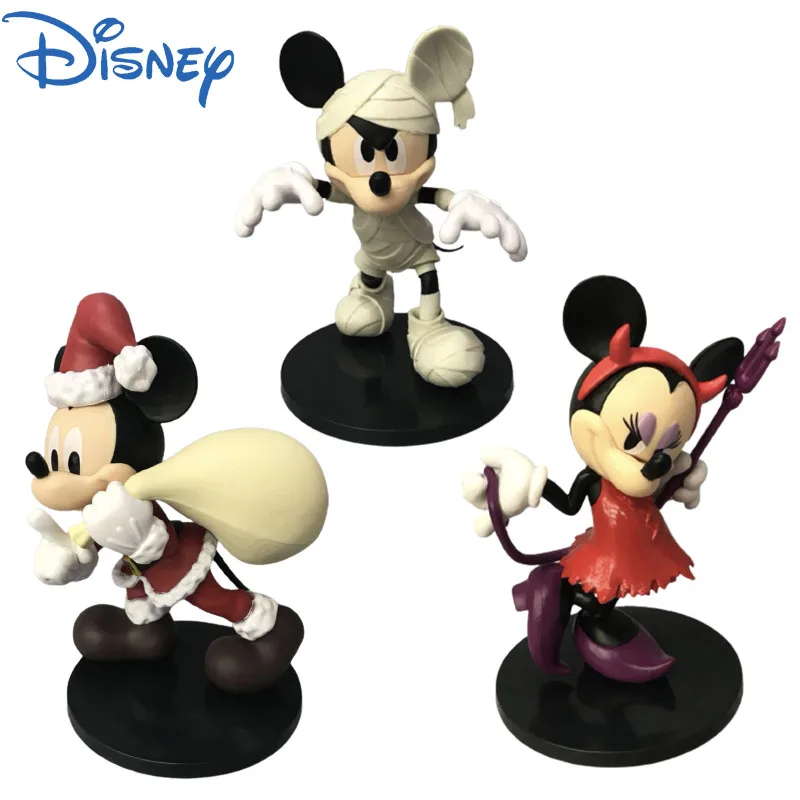 12cm Disney Minnie and Mickey Action Figure Toy Christmas Figure Mickey Halloween Minnie Figuras Decorations Gifts for Children
12cm Disney Minnie and Mickey Action Figure Toy Christmas Figure Mickey Halloween Minnie Figuras Decorations Gifts for Children