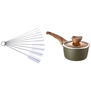 10 Pcs Tube Brush Set Nylon Cleaning Brushes Wire Tube Tool White & 1 Pcs 16Cm Wide 8.3Cm Rice Stone Cooker Food Pot
10 Pcs Tube Brush Set Nylon Cleaning Brushes Wire Tube Tool White & 1 Pcs 16Cm Wide 8.3Cm Rice Stone Cooker Food Pot