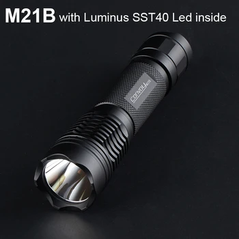 LED Flashlight Convoy M21B with Luminus SST40 Led Linterna Tactical Torch 21700 18650 Flash Light Powerful Lantern Camping Lamp
LED Flashlight Convoy M21B with Luminus SST40 Led Linterna Tactical Torch 21700 18650 Flash Light Powerful Lantern Camping Lamp