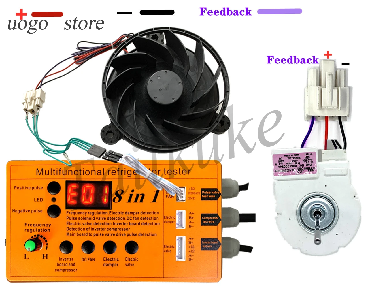 10 in1 Refrigerator compressor inverter board tester, pulse solenoid