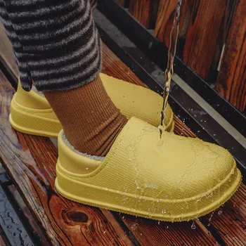 Waterproof Removable Winter Indoor Warm Non-slip Home Velvet Waterproof Cotton Slippers
Waterproof Removable Winter Indoor Warm Non-slip Home Velvet Waterproof Cotton Slippers