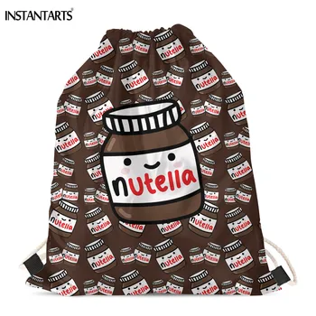 INSTANTARTS Nutella Kawaii Print Drawstrings Bags Lightweight Travel Storage Backpack Boy Girl Hiking Gym Sack Daypack Shop Bag
INSTANTARTS Nutella Kawaii Print Drawstrings Bags Lightweight Travel Storage Backpack Boy Girl Hiking Gym Sack Daypack Shop Bag