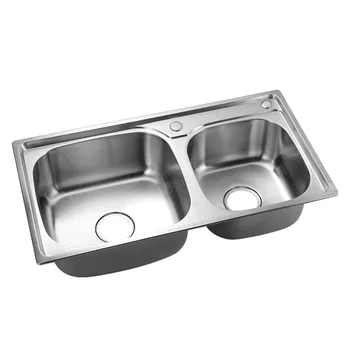 YUJIE Free Shipping 304 stainless steel sink double bowl double basin brushed household sink kitchen sink custom logo JSZHY2088
YUJIE Free Shipping 304 stainless steel sink double bowl double basin brushed household sink kitchen sink custom logo JSZHY2088