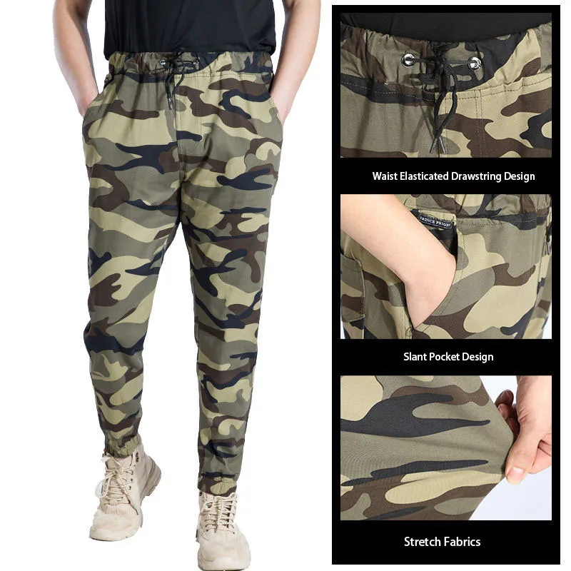 Camouflage Clothing Men Training More Colors Work Wear Adult Clothes Pant (6)