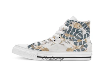 Snake Custom Casual High Top lace-up Canvas shoes sneakers Drop shipping
Snake Custom Casual High Top lace-up Canvas shoes sneakers Drop shipping