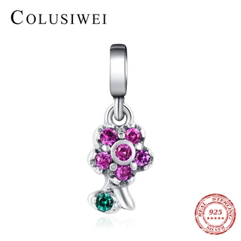 Colusiwei 2020 Genuine 925 Sterling Silver Crystal Flower Crystal Charm fit Women Charm Bracelets DIY Jewelry Girlfriend Gift 
Colusiwei 2020 Genuine 925 Sterling Silver Crystal Flower Crystal Charm fit Women Charm Bracelets DIY Jewelry Girlfriend Gift