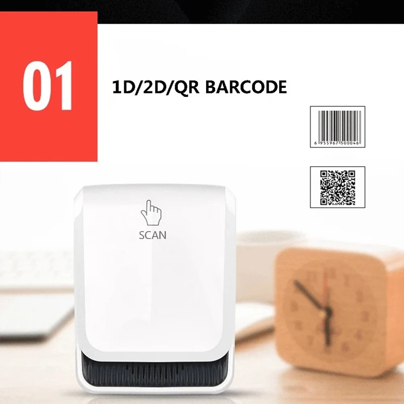 QR Barcode Scanner Handsfree Wired 2D/1D Automatic Barcode Reader for Mobile Payment Box Scanning Reader Box Barcode Scanner for
QR Barcode Scanner Handsfree Wired 2D/1D Automatic Barcode Reader for Mobile Payment Box Scanning Reader Box Barcode Scanner for