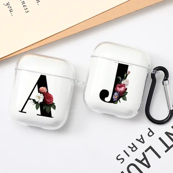 Cute Initial Flower Letter Case for Airpods 1&2 Alphabet Earphone Case Clear For Apple Airpod 2 Wireless Bluetooth Silicon Cover
Cute Initial Flower Letter Case for Airpods 1&2 Alphabet Earphone Case Clear For Apple Airpod 2 Wireless Bluetooth Silicon Cover