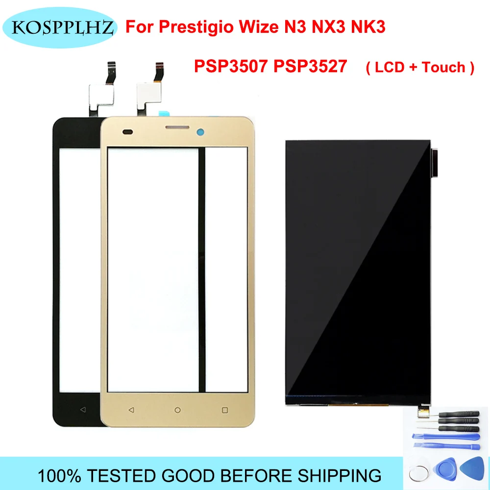 

For Prestigio Wize N3 NX3 NK3 PSP3507 PSP 3507 DUO PSP 3527 PSP3527 DUO LCD Display+100% New Tested Touch Screen Digitizer Parts