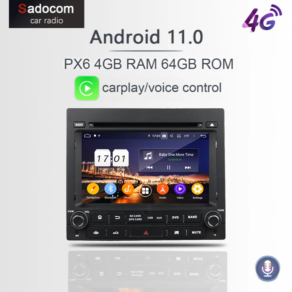 PX6 DSP IPS TDA7851 Android 11.0 4G RAM 64GB ROM 8Core Car DVD Player GPS RDS autoradio wifi Bluetooth 5.0 For PEUGEOT PG 405 | Автомобили