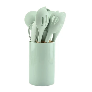 12PCS Non-stick Kitchenware Set With Handle Stainless Steel Silicone Kitchenware Simple High Temperature Cooking Tool
12PCS Non-stick Kitchenware Set With Handle Stainless Steel Silicone Kitchenware Simple High Temperature Cooking Tool